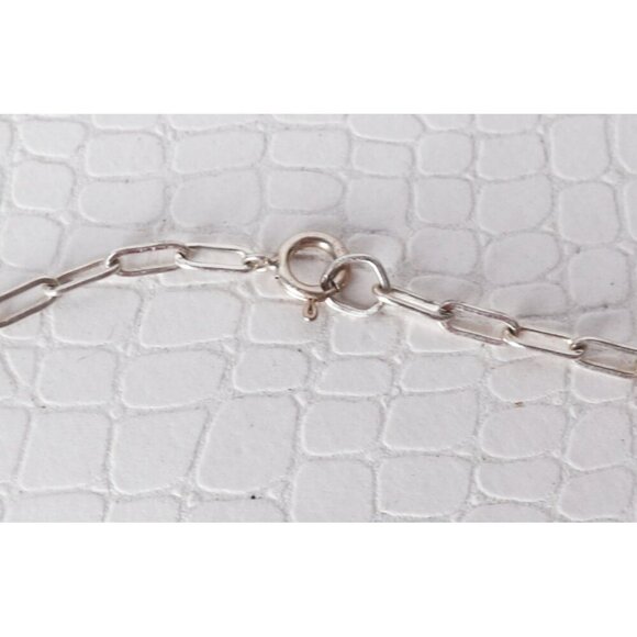 Navajo Vintage Turquoise Bear Paw Sterling Silver Necklace and Earrings Set - Picture 8 of 9